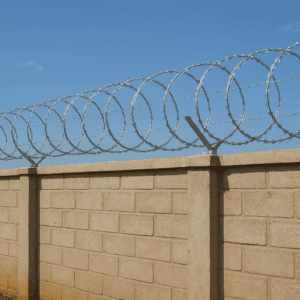 perimeter wall and razor wire installation in Nairobi