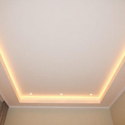 Gypsum board ceilings