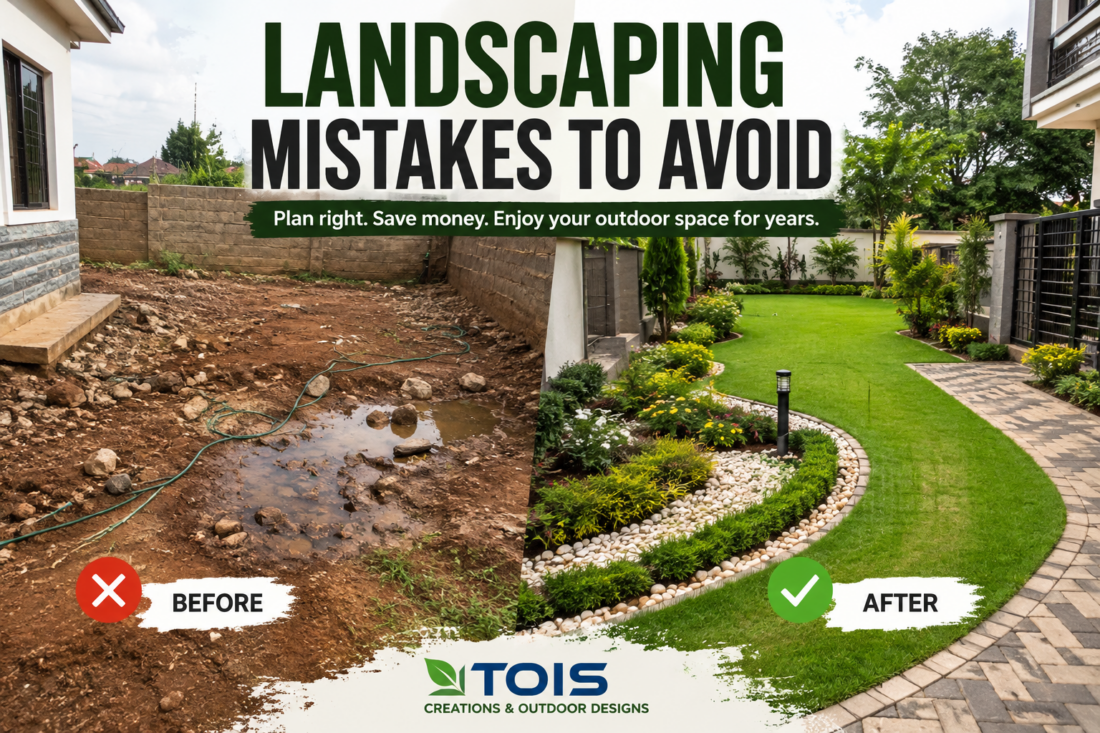 landscaping mistakes